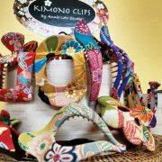 Beautiful and sturdy.   Enjoy pulling your hair up with these lovely clips covered with Kimono frabric.