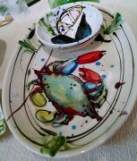  Maryland artist Donna Toohey's unique hand painted tableware.